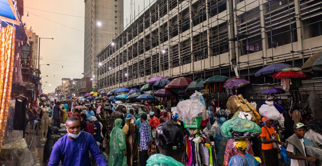 Balogun Market - Lagos Nigeria 2020. During Aku Market Survey